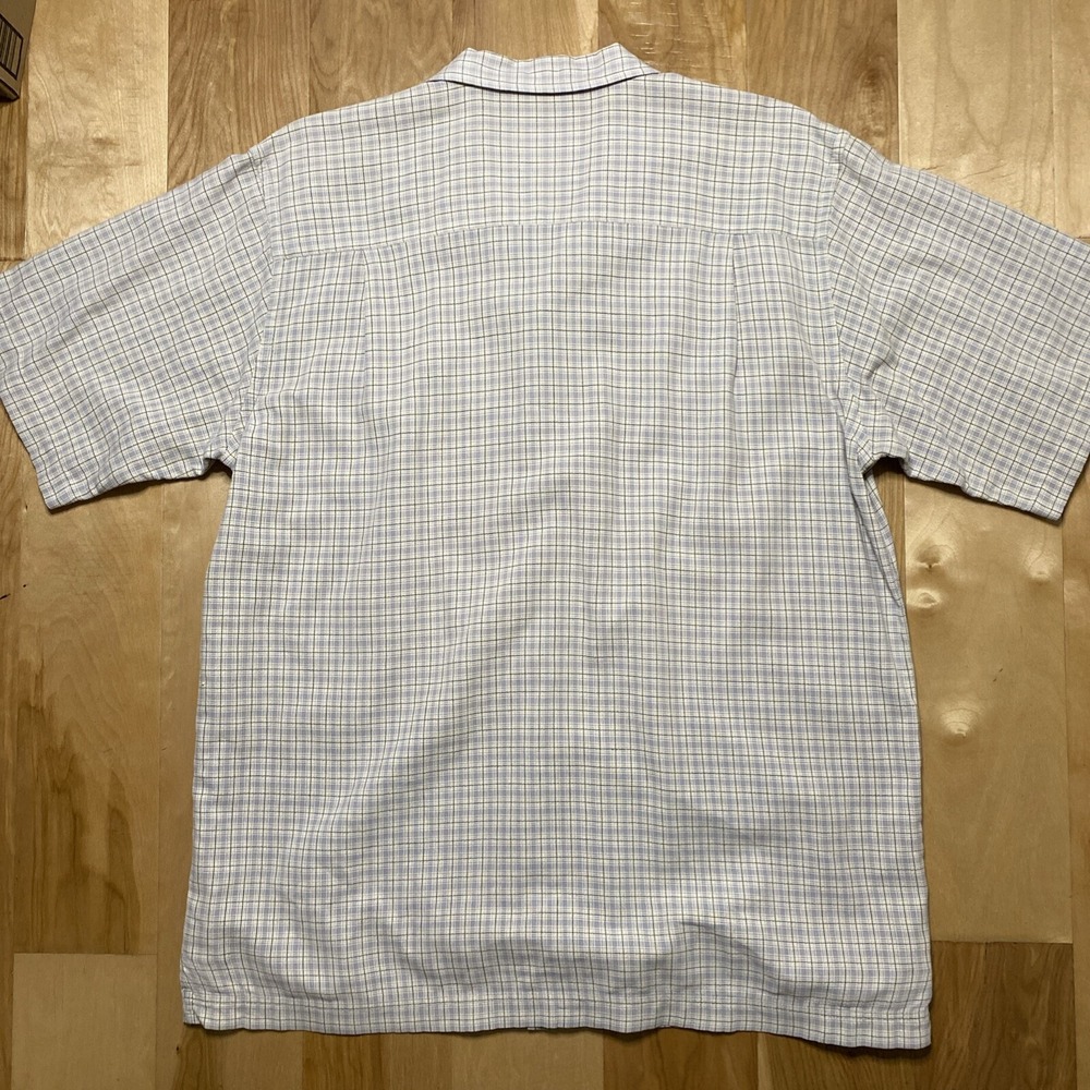 Britches Button Up Shirt Size Large Gray Men Surfer Shirt Chest 47" GUC - Picture 10 of 14